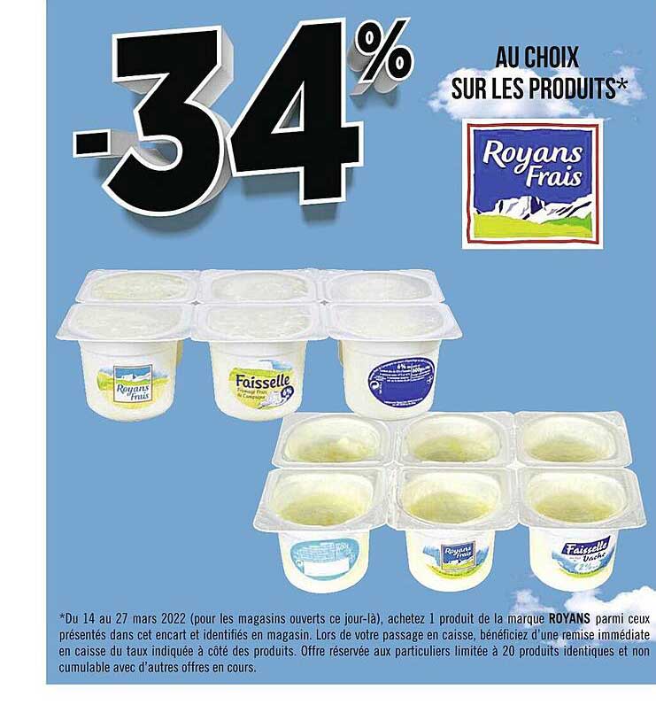 produits rayons frais