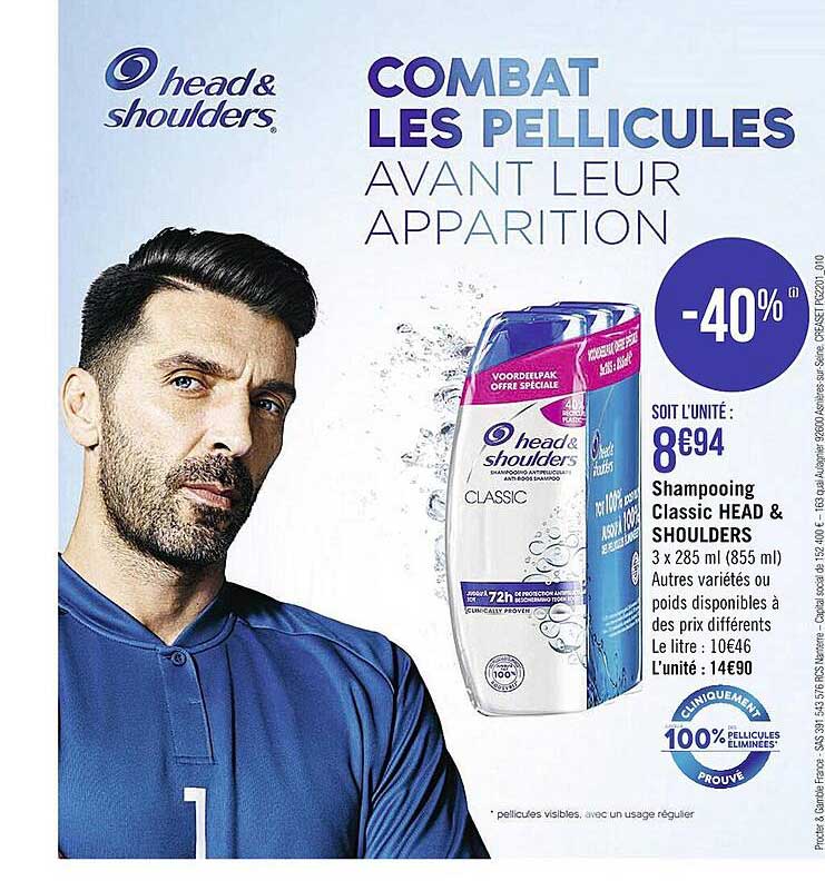 Shampooing Classic Head & Shoulders