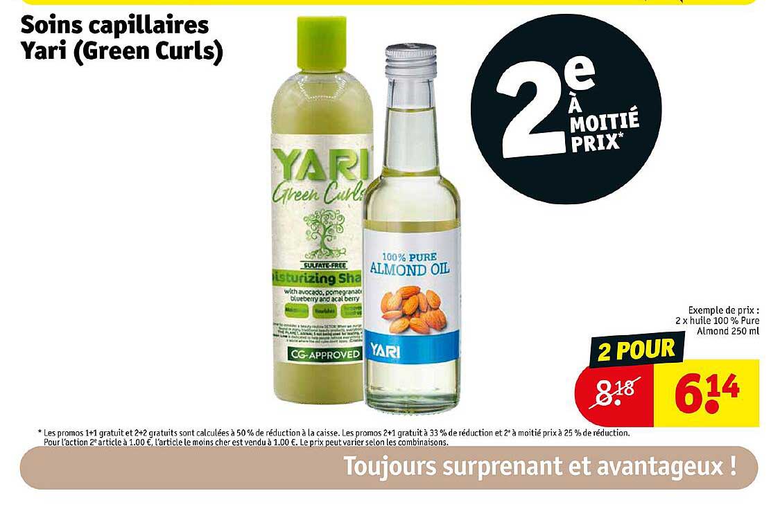 soins capillaires yari (green curls)