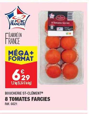 8 Tomates Farcies Boucherie St-clément