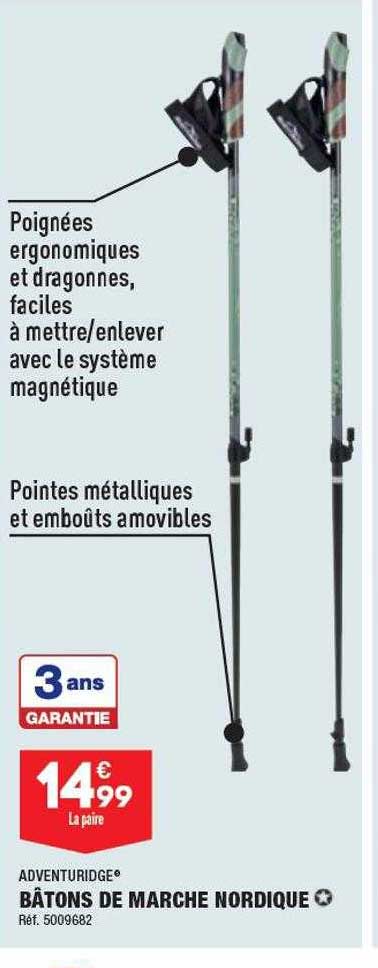 bâtons de marche nordique adventuridge