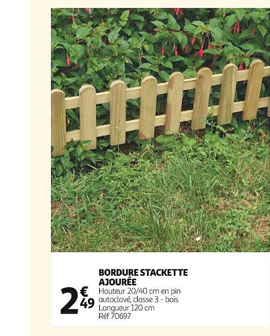 bordure stackette ajourée