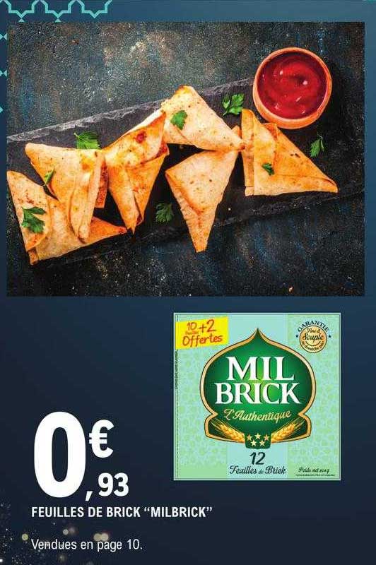 feuilles de brick "milbrick"