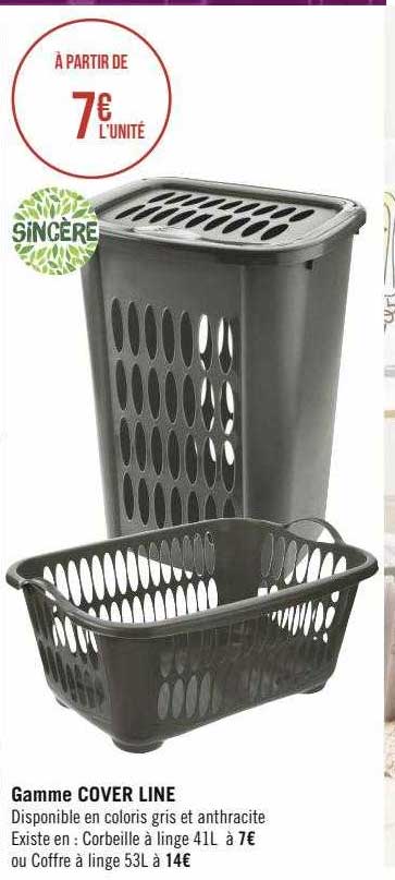 gamme cover line sincère