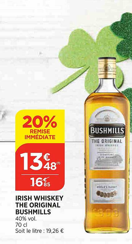 Irish Whiskey The Original Bushmills