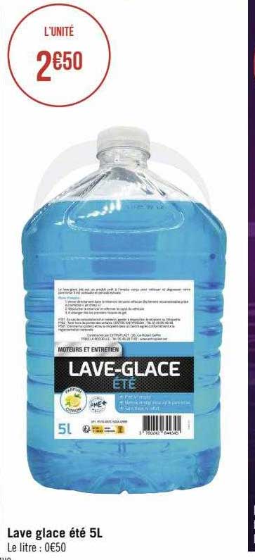 lave glace été 5l