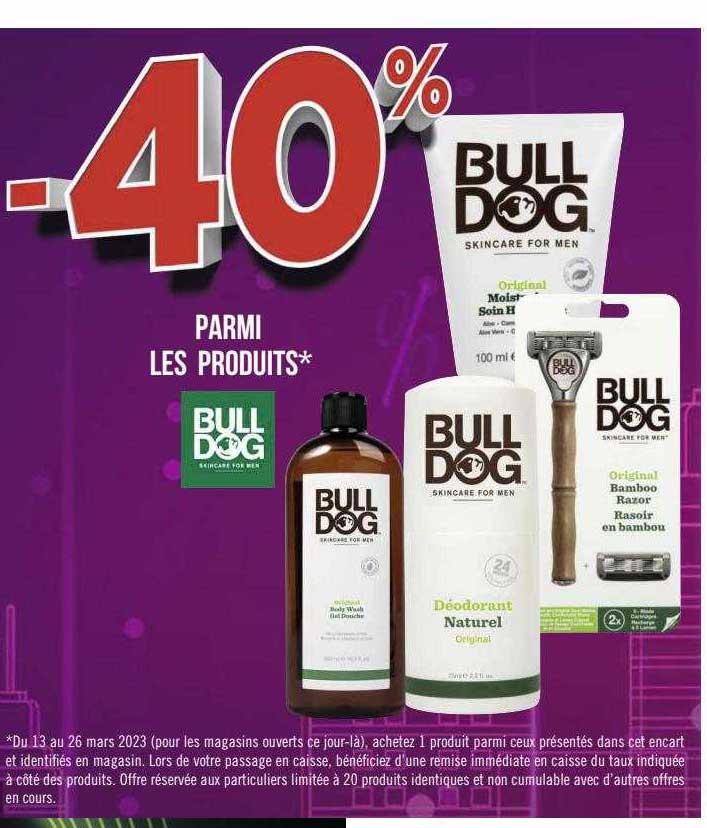 les produits bull dog