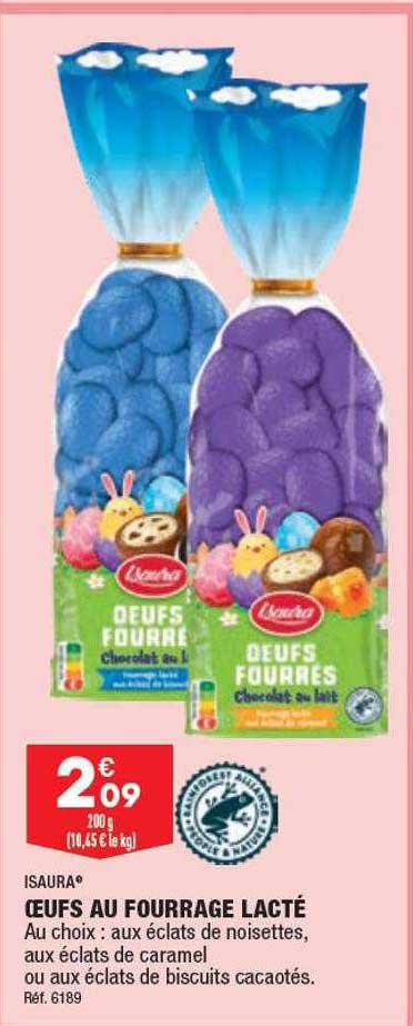 œufs au fourrage lacté isaura