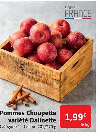 pommes choupette variété dalinette