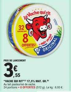 "vache qui rit" 17,5% mat.gr.