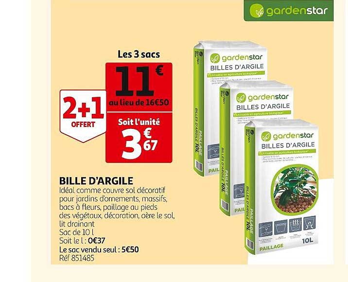 bille d'argile gardenstar