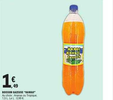 boisson gazeuse "hawaii"