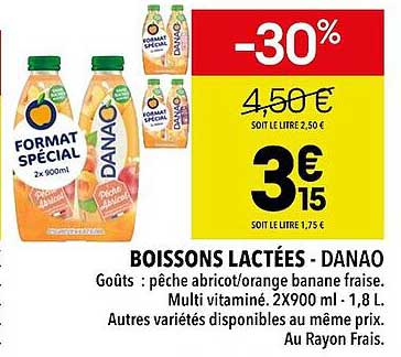 boissons lactées - danao