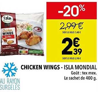 chicken wings - isla mondial