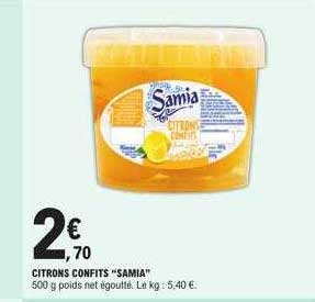 Citrons Confits "samia"