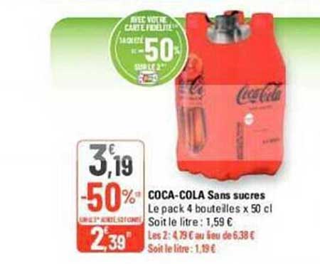 coca-cola sans sucres