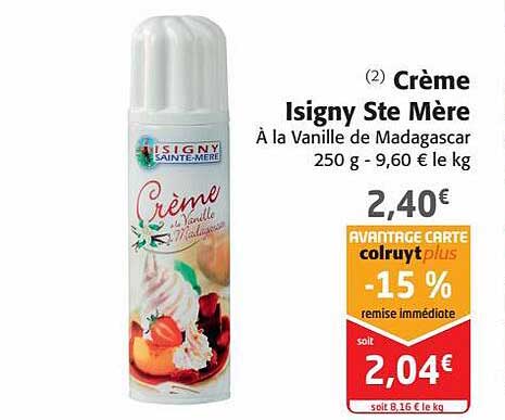 crème isigny ste mère