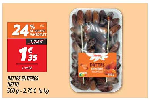 Dattes Entières Netto