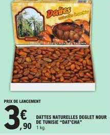 dattes naturelles deglet nour de tunisie "dat'cha"