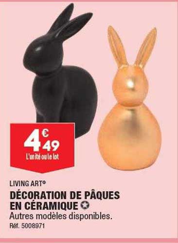 Décoration De Pâques En Céramique Living Art