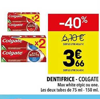 Dentifrice - Colgate