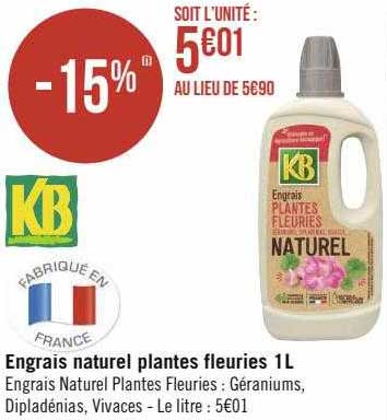 engrais naturel plantes fleuries 1l kb