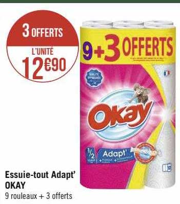 essuie-tout adapt' okay