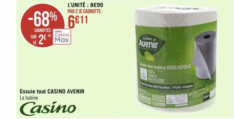 essuie tout casino avenir