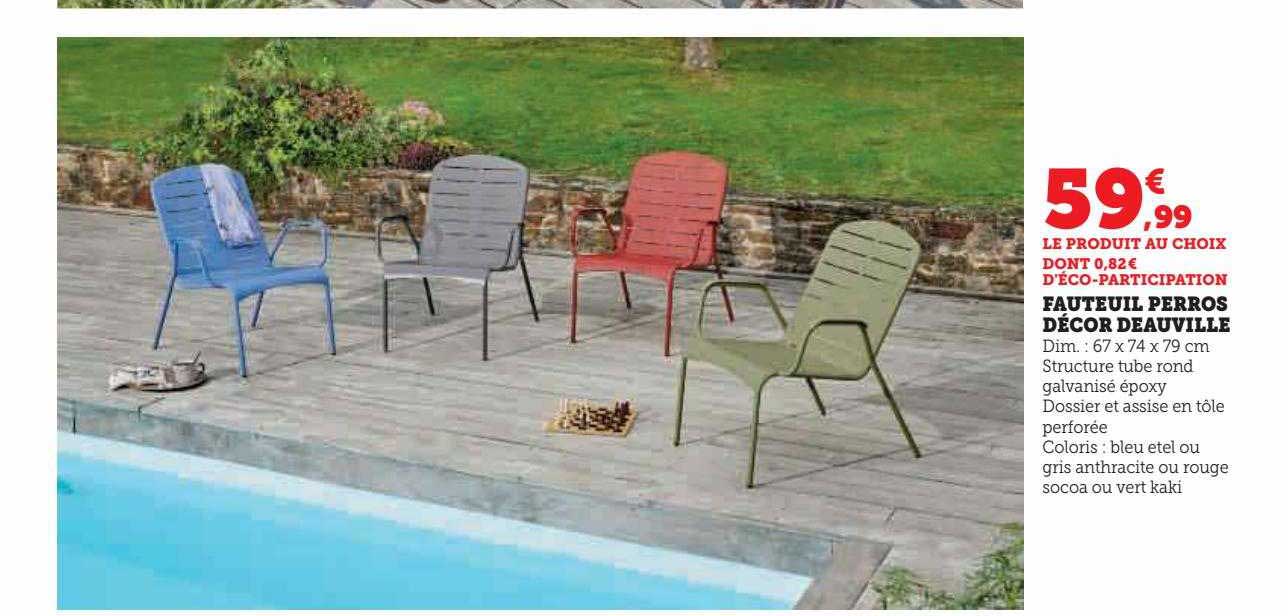 fauteuil perros décor deauville