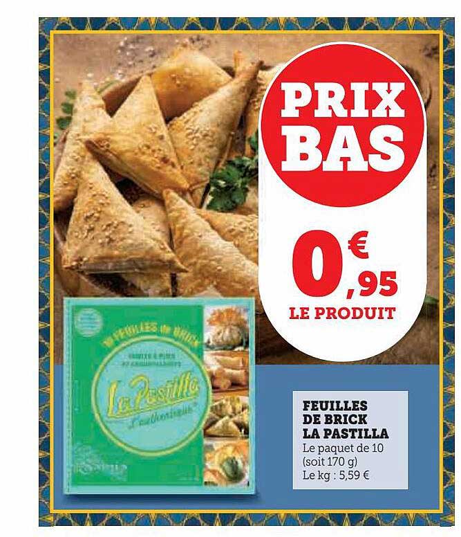 feuilles de brick la pastilla