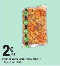 fèves grillées salées "holy fruits"