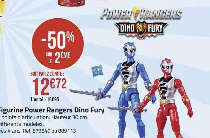 figurine power rangers dino fury hasbro