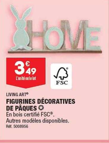 figurines décoratives de pâques living art