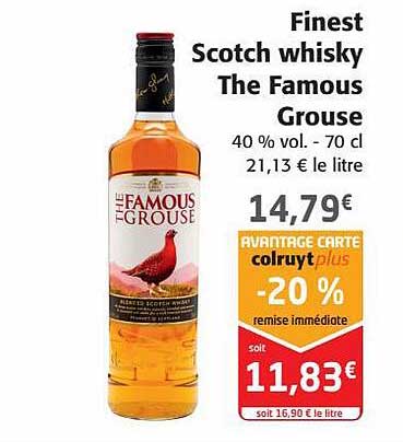 Finest Scotch Whisky The Famous Grouse