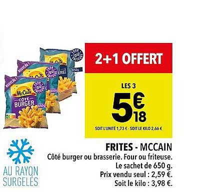 frites - mc cain