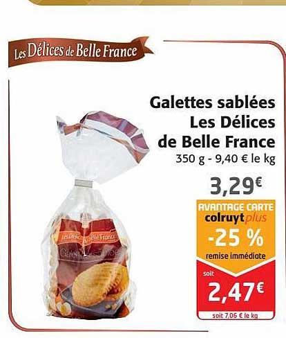 galettes sablées les délices de belle france