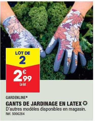 Gants De Jardinage En Latex Gardenline