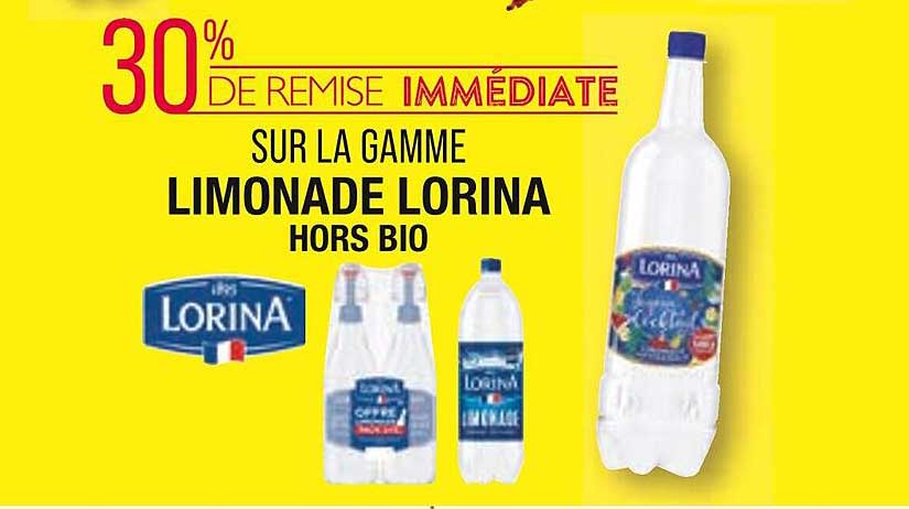 La Gamme Limonade Lorina Hors Bio