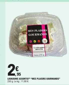 loukoums assortis "mes plaisirs gourmands"