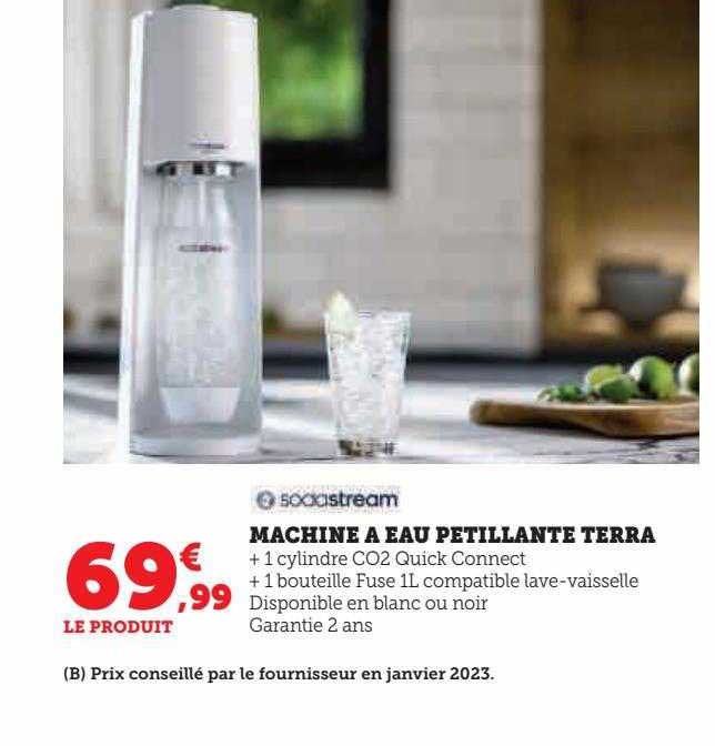 Machine à Eau Pétillante Terra Sodastream