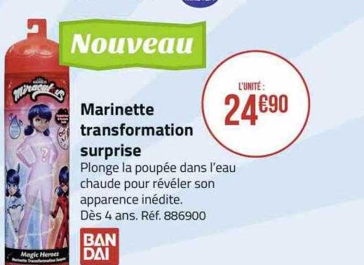 marinette transformation surprise bandai