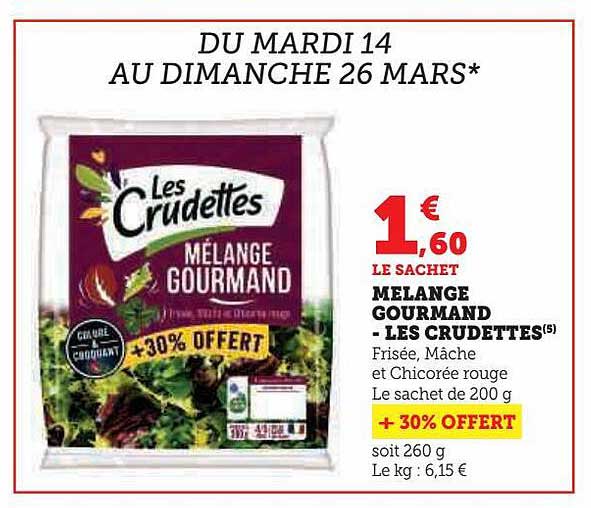 Mélange Gourmand - Les Crudettes