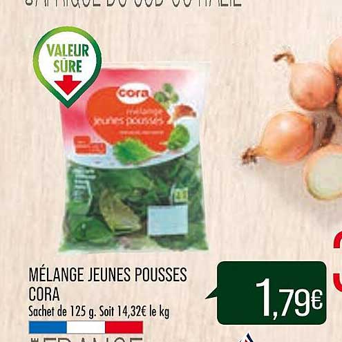 mélange jeunes pousses cora