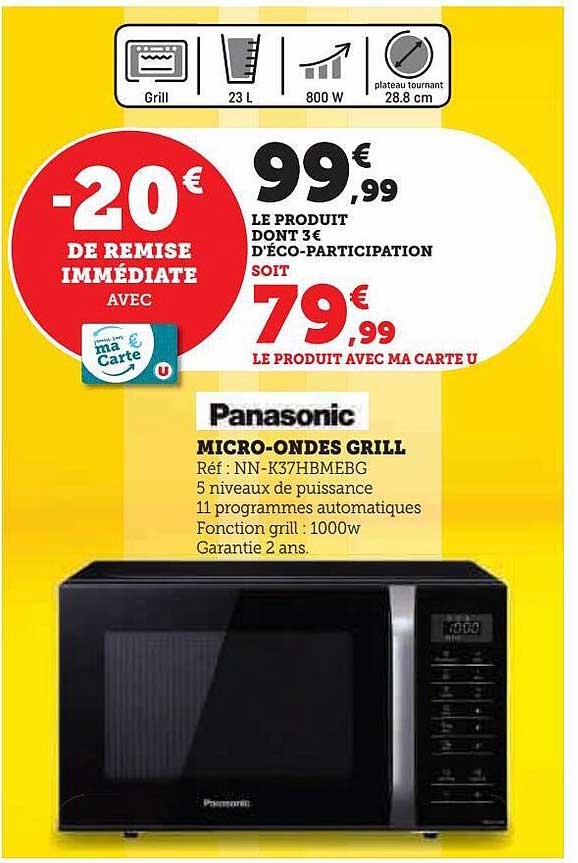 micro-ondes grill panasonic