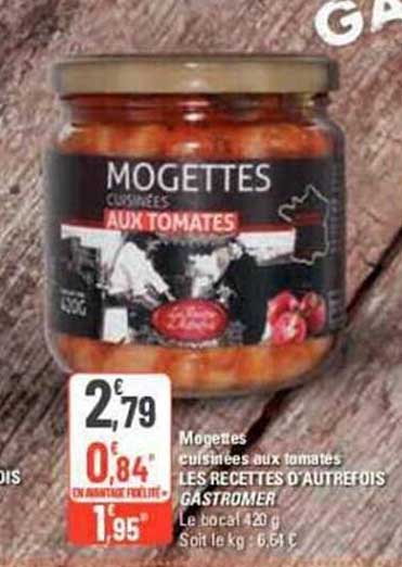 mogettes cuisinées aux tomates les recettes d'autrefois gastromer