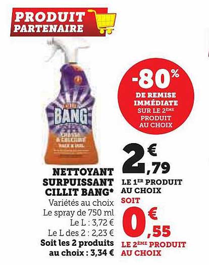 nettoyant surpuissant cillit bang
