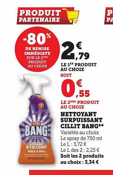 nettoyant surpuissant cillit bang