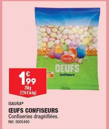 œufs confiseurs isaura