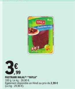 Pastrami Halal "yayla"