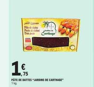 pâte de dattes "jardins de carthage"